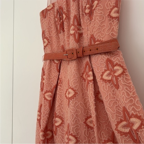:Price Firm: Anthropologie Eva Franco Peach Blossom Dress - Picture 9 of 13